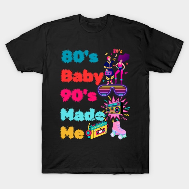 80s Baby T-Shirt by Inktopolis